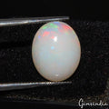Natural Oval Fire Opal Gemstone 2.40 Cts Ethiopian Oval Cabochon Loose Gemstone