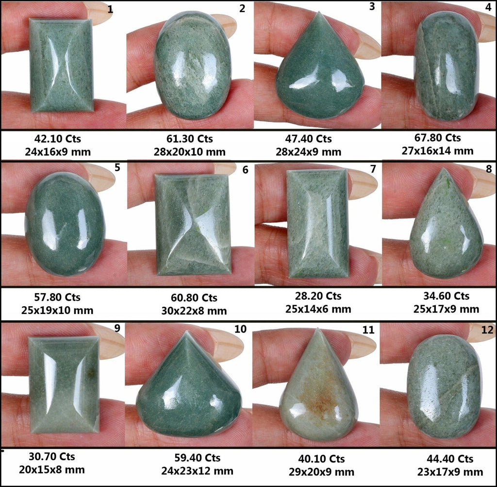 574+ Ct Natural Green Untreated Jadeite Jade Mix Cabochon Loose Gems Lot 25Pc