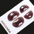 94.20 Cts/2 Pair Natural Untreated Ruby Fancy Checker cut Loose Gems For Jewelry