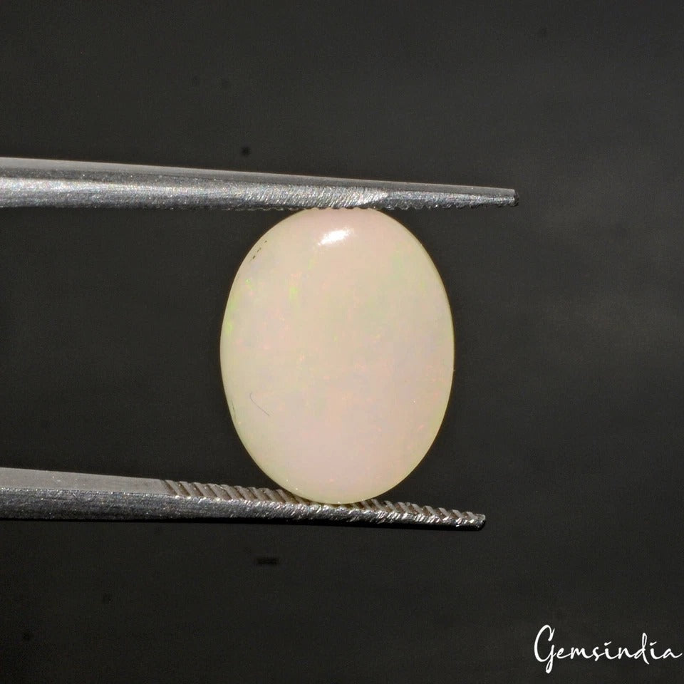4.20 Cts Australian Opal Doublet 13x10mm Top Quality Flashy Oval Loose Gemstone