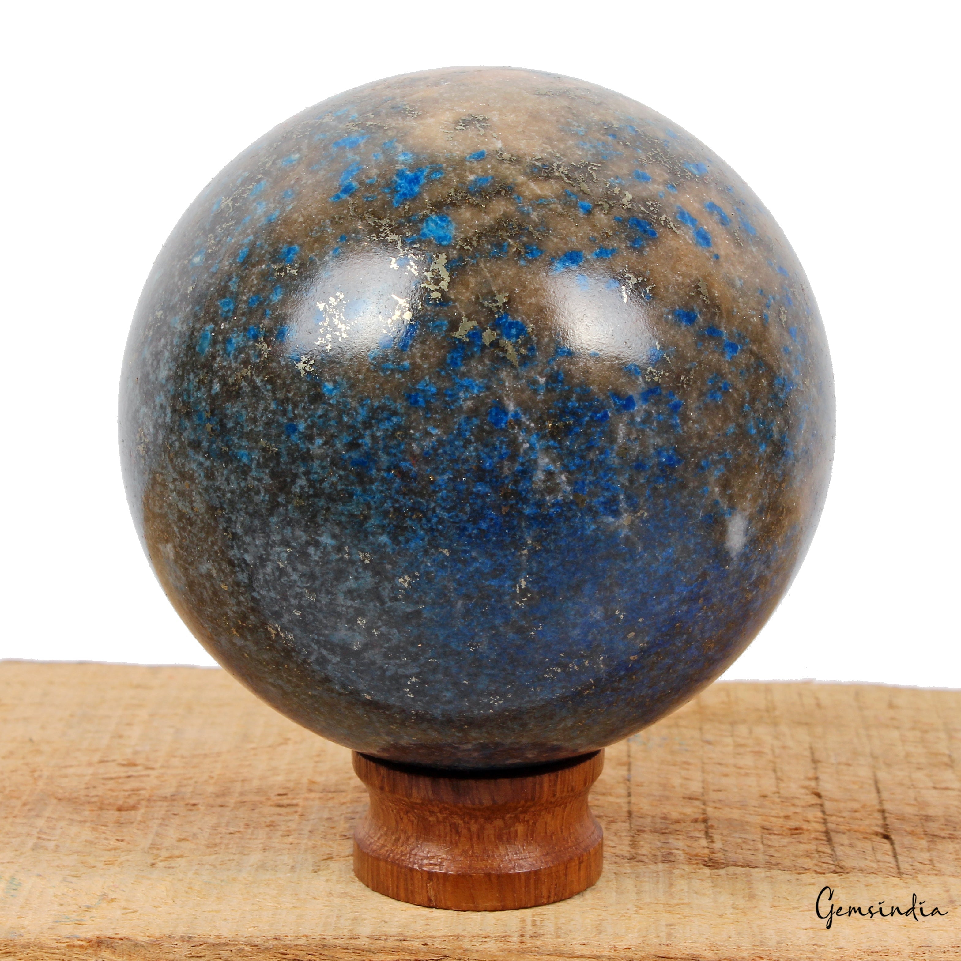 574g Lapis Lazuli Sphere Healing Crystal Natural Stone Ball Reiki Specimen~2.75"