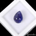 TOP RARE! Violet Blue Tanzanite Natural Pear Cab Loose Certified Gemstone ~5 Ct