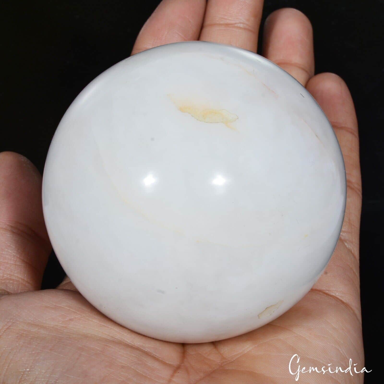 2870 Cts Natural Untreated White Calcite Healing Crystal Mineral Sphere Huge Gem