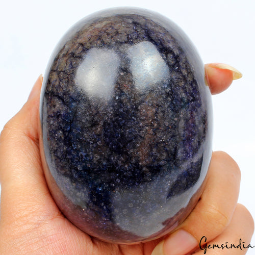 African Blue Sapphire Cabochon — 87x64x47 mm, 2600 Ct, Madagascar