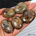 770 Ct Natural Brown Untreated Sapphire Oval Cab Loose Wholesale Gemstones~5 Pcs
