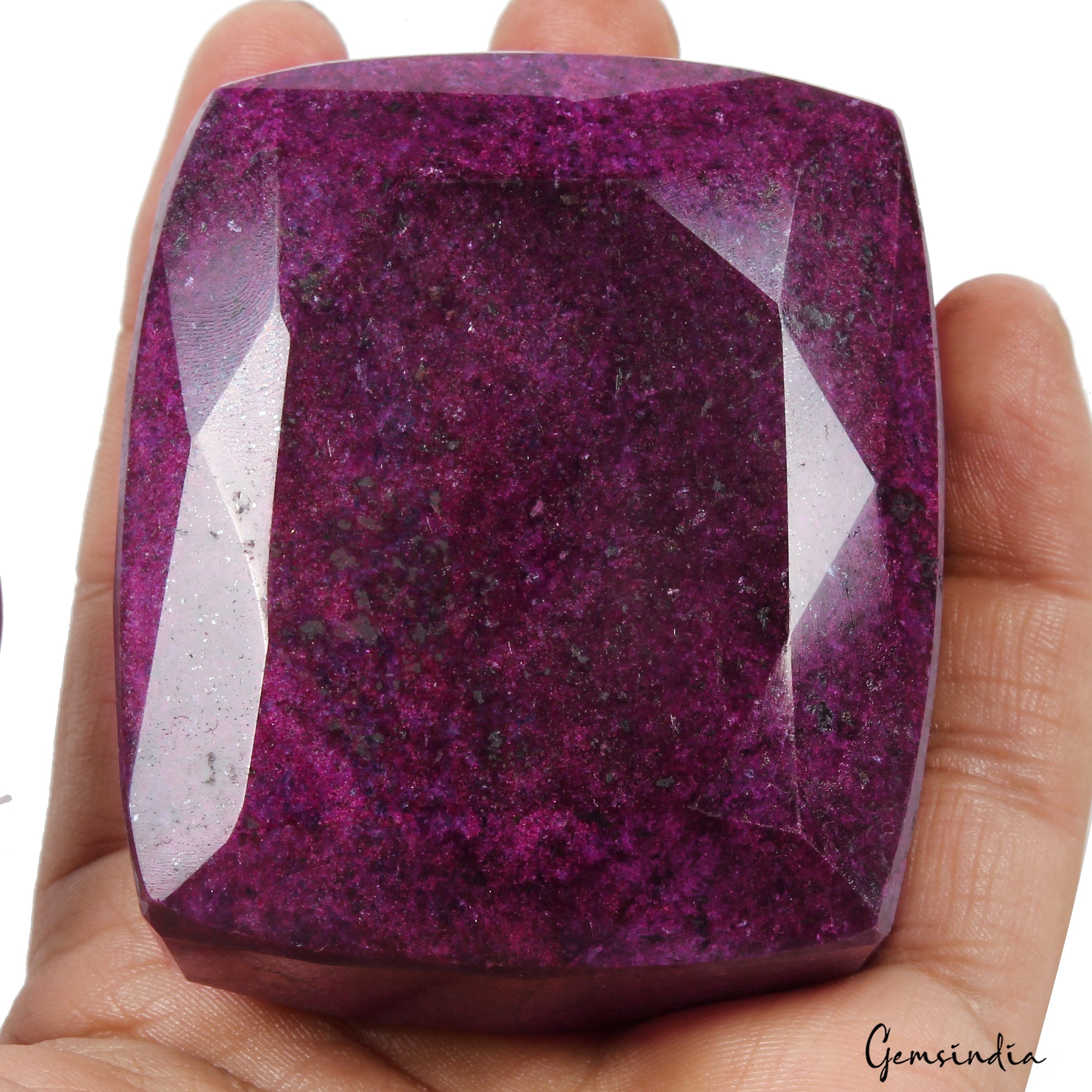 Natural Pink Red Ruby 2620 Ct Cushion Cut Loose Earth mined Museum Size Gemstone