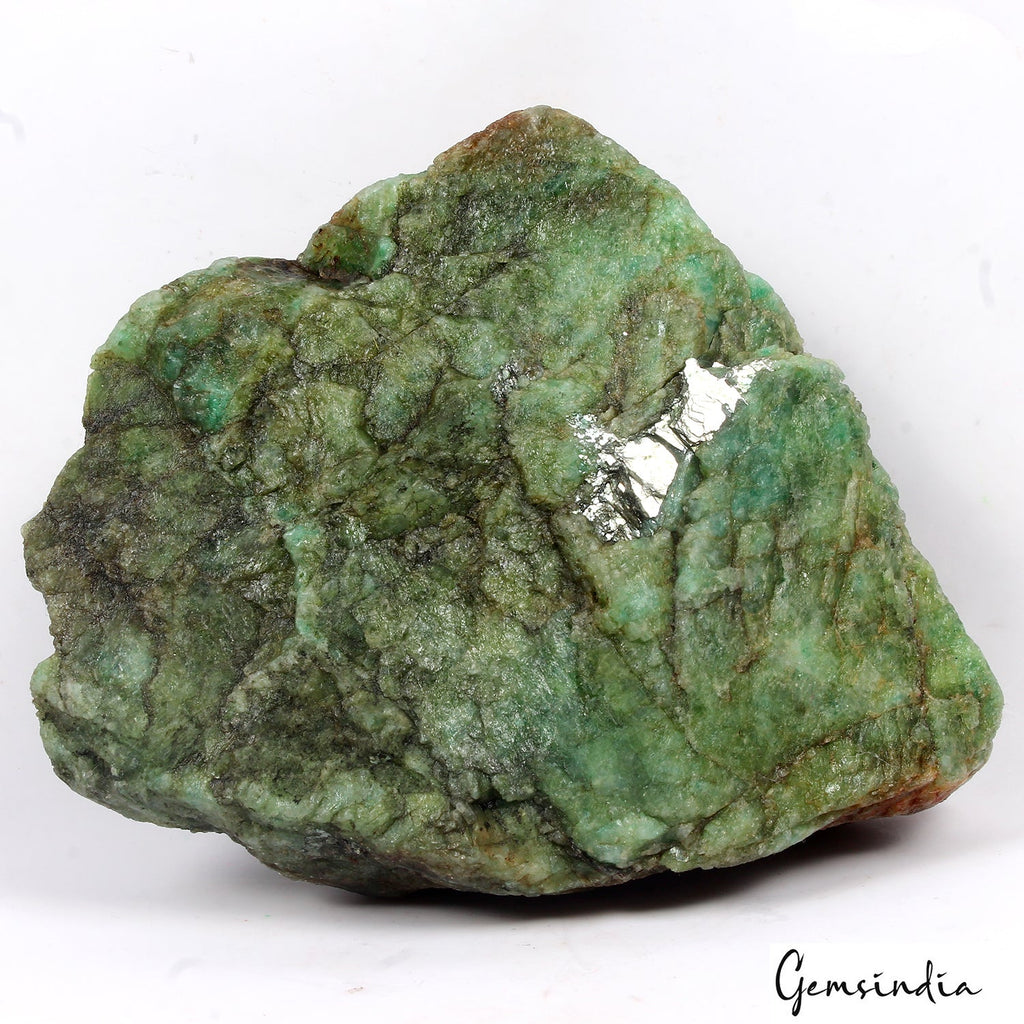 3570 Ct Natural Brazilian Green Emerald Raw Rough Rock Crystal Minerals Huge Gem