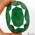 2920 Ct Natural Green Emerald Oval Faceted Cut Earth Mined Loose Huge Gemstone
