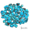 500 Cts/50 Pcs Natural Blue Arizona USA Spiderweb Turquoise Oval Cab Loose Gems