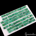 Certified 1000 Ct/80 Pcs Natural Brazilian Green Emerald Baguette Cut Loose Gems