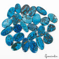 750 Cts/25 Pcs Natural Blue Arizona Spiderweb Turquoise Mixed Cab Loose Gems Lot