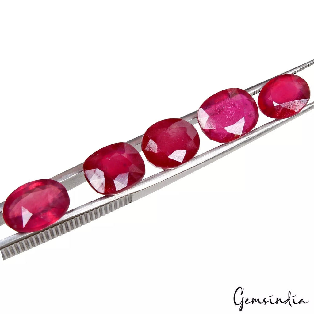 30.70 Ct Mozambique Ruby Extreme Quality Premium Jewelry Making Loose Gems excl.