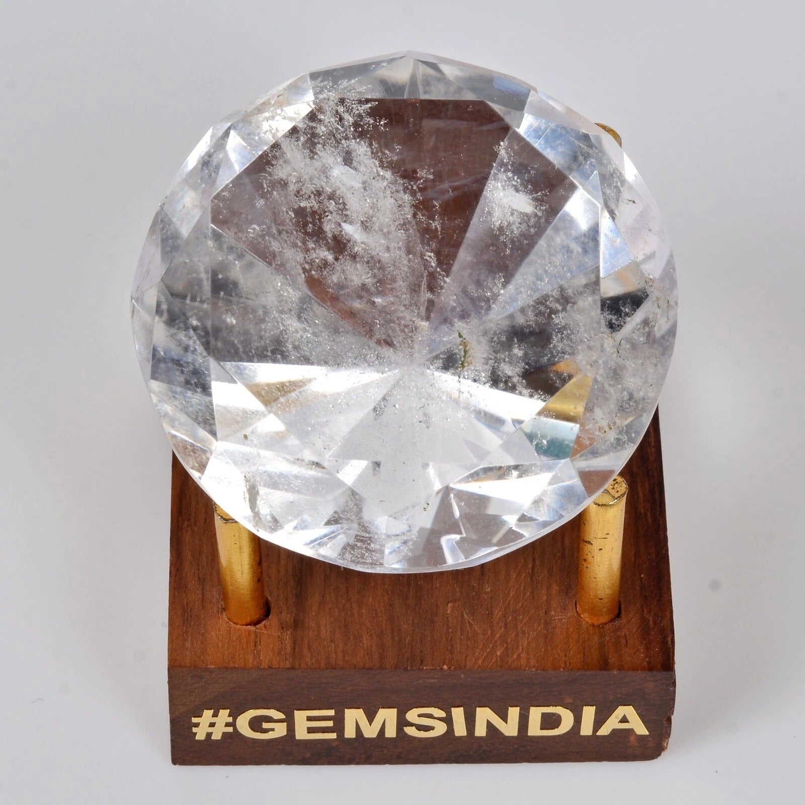 White Quartz Loose Gemstone, Untreated — 40x29mm, 227.10 Ct, Brazil