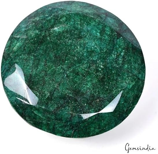 4.7 Kg Natural Brazilian Green Emerald Round Cut Museum Size Collective Huge Gem