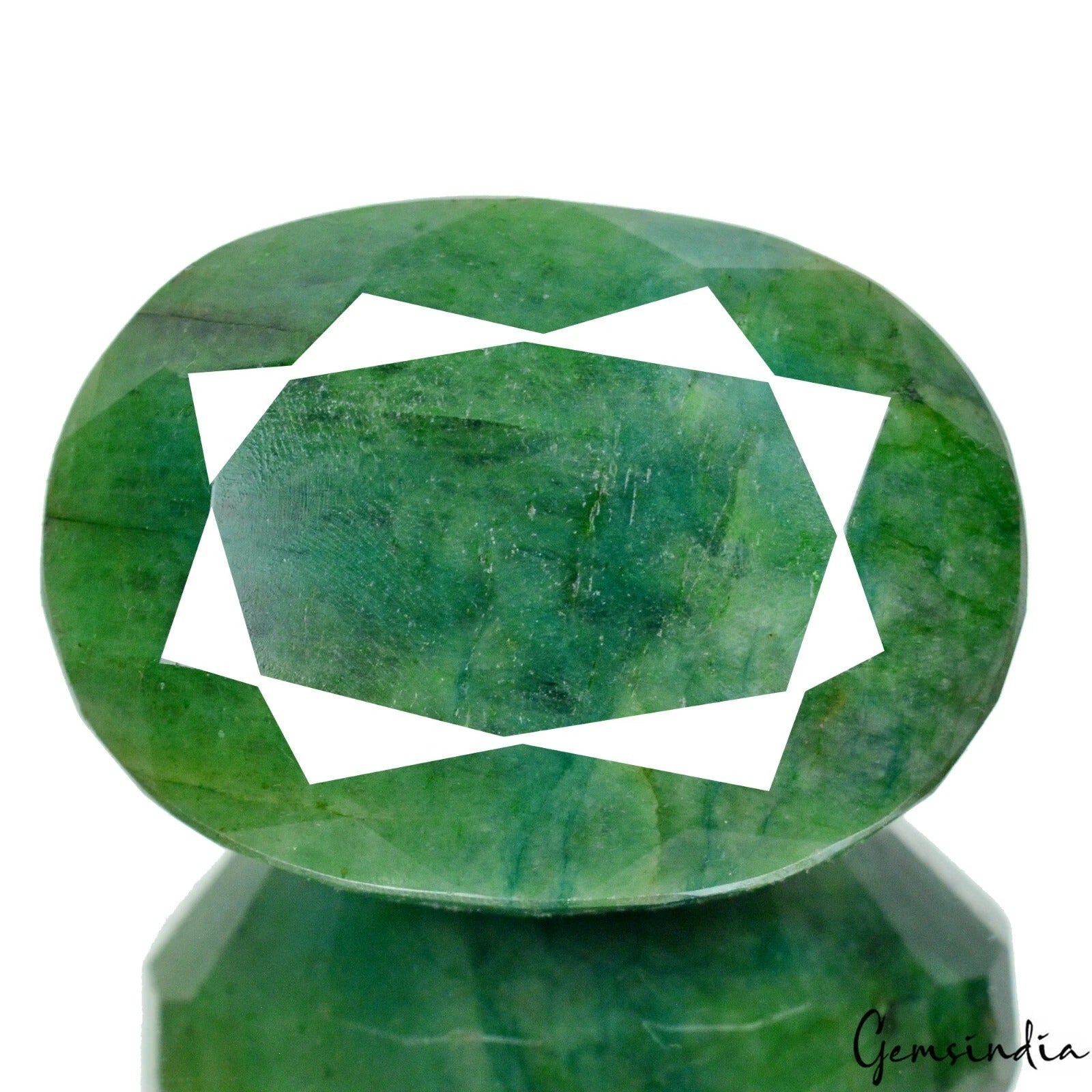 Certified 760 Cts Natural Brazilian Green Emerald Oval Cut Loose Earth Mined Gem