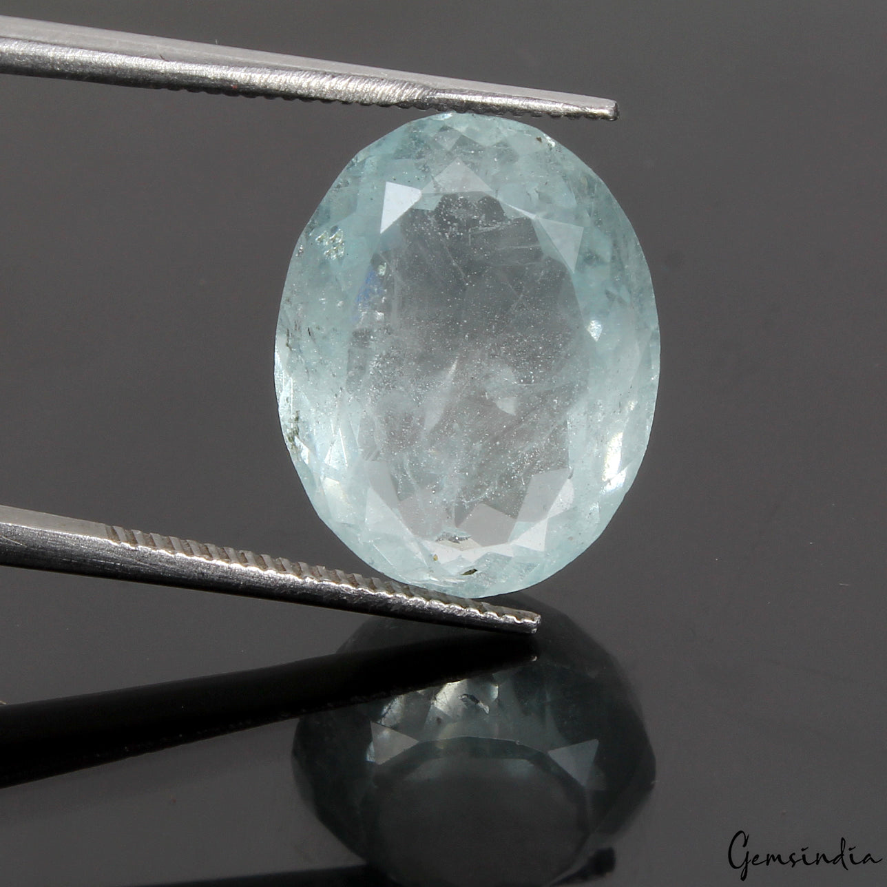 14 Ct Natural AAA Untreated Nice Blue Aquamarine Oval Cut Loose Jewelry Gemstone