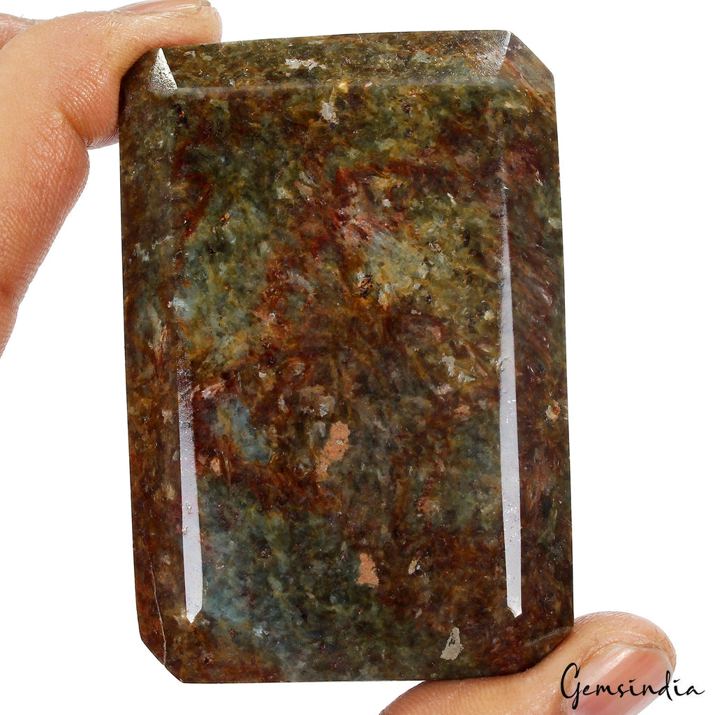 1970 Ct Natural Untreated Blue Green Kyanite Octagon Cut Earth Mined Huge Gem