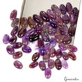 250.00 Ct Natural Untreated Blue Amethyst Oval Cab Loose Wholesale Gem Lot 56 Pc