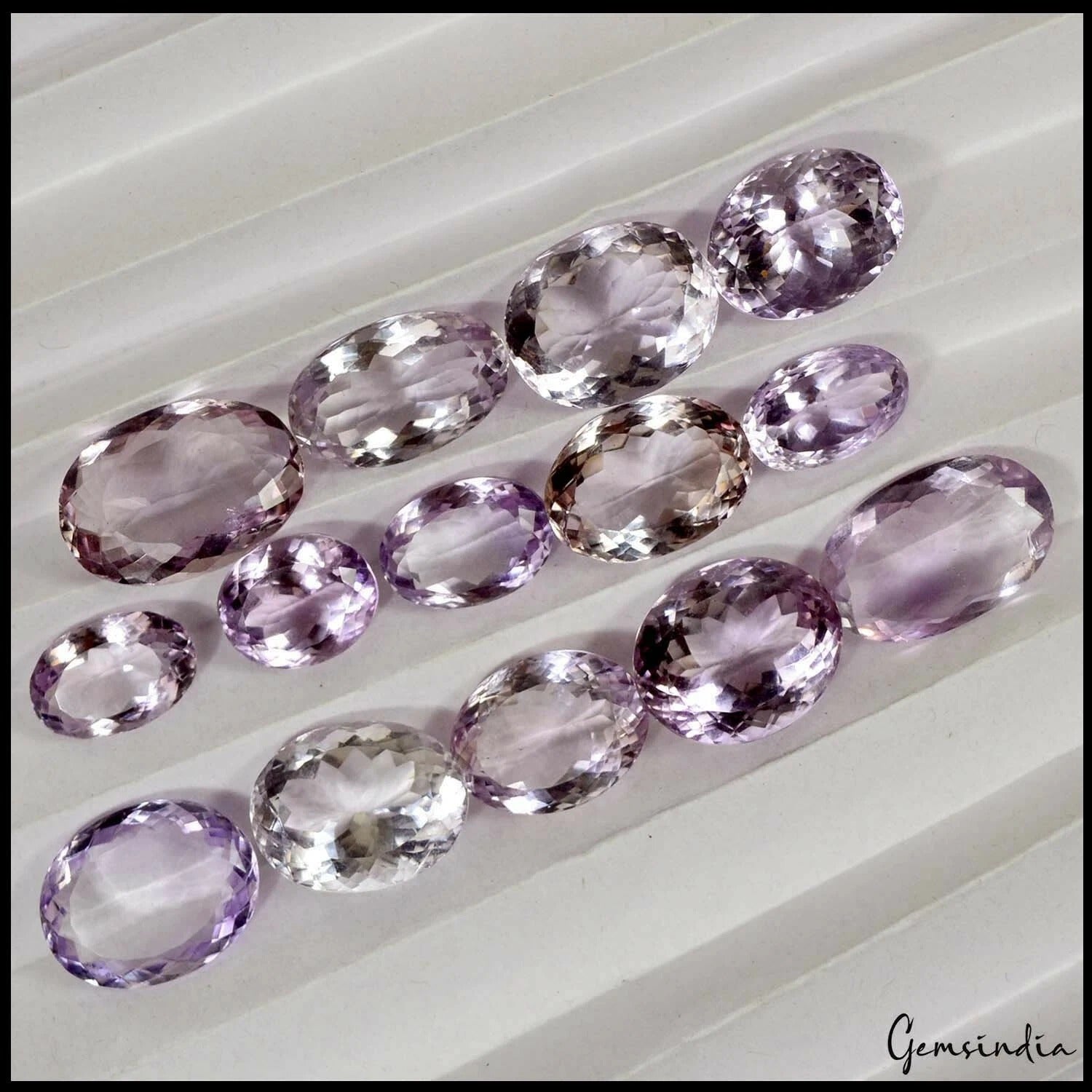 157.50 Ct Natural Untreated Brazilian Amethyst Oval Loose Gems Lot For Jewelry