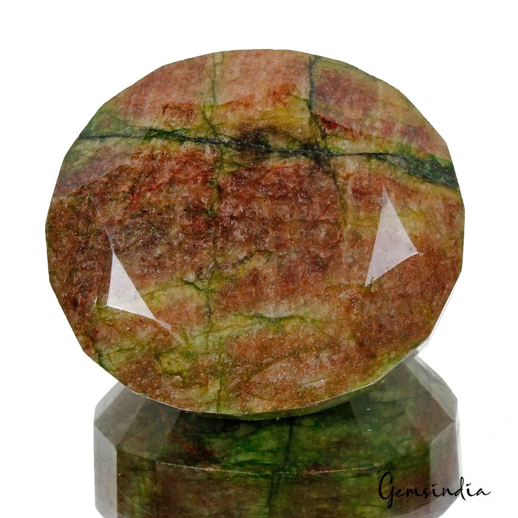 920 Ct Natural Green Brazilian Emerald Oval Faceted Earth Mined Loose Gemstone