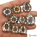 Sapphire Lot, Loose Gemstone, Untreated, Bi Color — 9 Pieces, 24mm to 33mm, 640 Ct, Madagascar