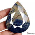 1150 Ct Natural Untreated Bi-Color Sapphire Pear Faceted Cut Huge Size Loose Gem