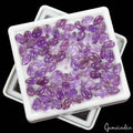 70.50 Ct/76 Pcs Natural Purple Brazilian Amethyst Pear Cab Loose Gem For Jewelry