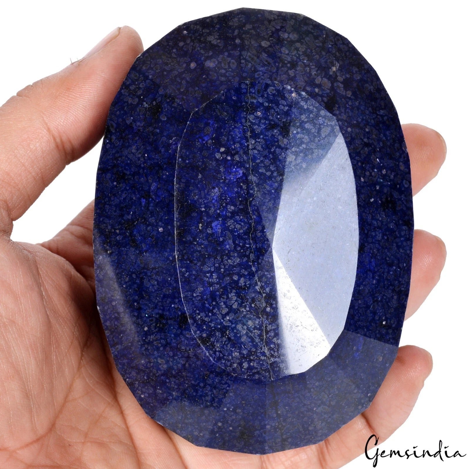 4320 Ct Natural Blue Sapphire Oval Faceted Cut Earth Mined Huge Loose Gemstone