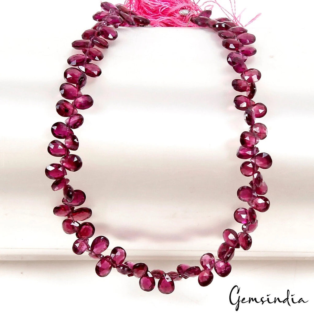 Tourmaline Beaded Strand, Untreated — 9 Inch, Mozambique