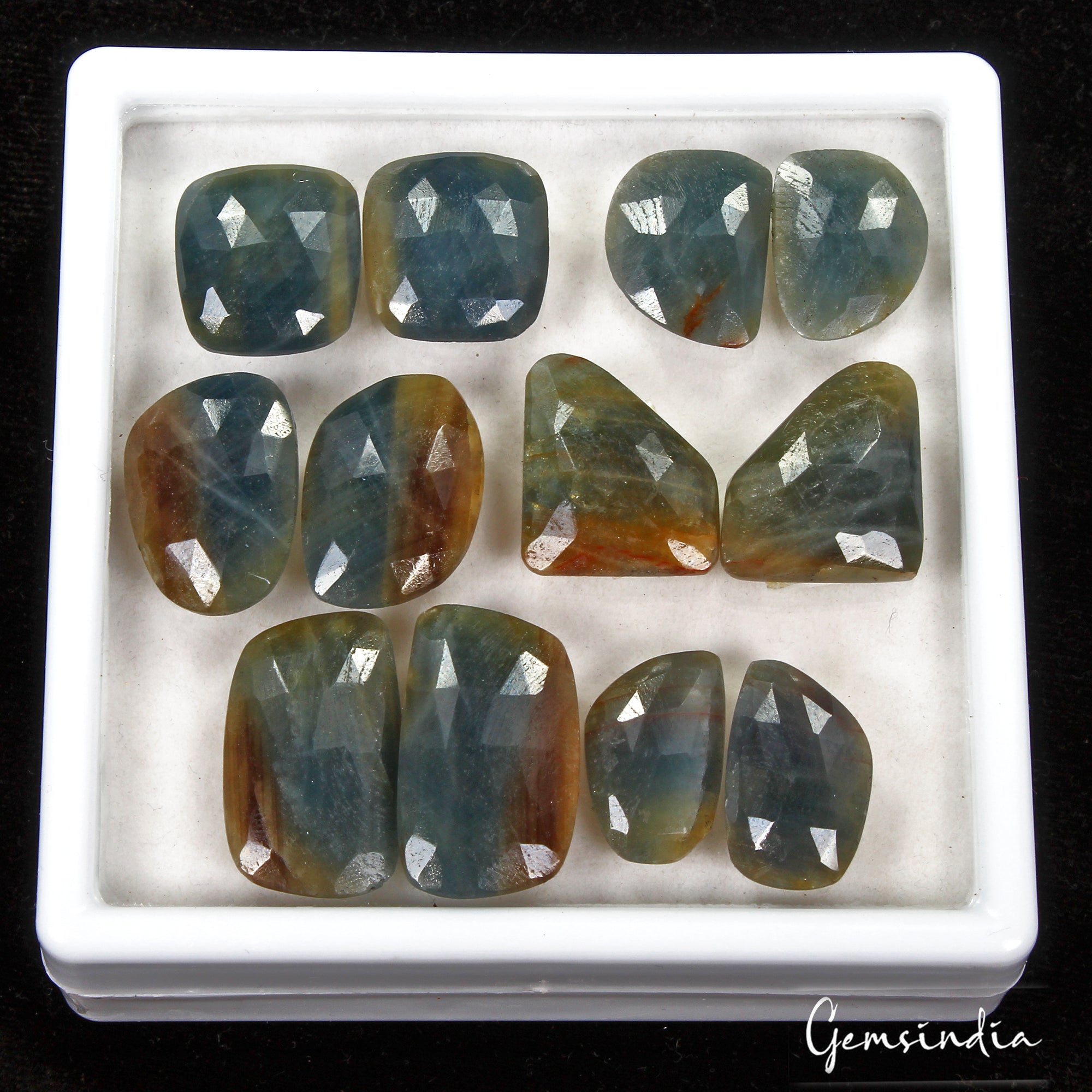 Sapphire Lot, Loose Gemstone, Untreated — 12 Pieces, 19mm to 27mm, 200 Ct, Madagascar