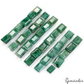 Certified 560Ct/35 Pcs Natural Green Emerald Baguette Cut Loose Gems For Jewelry