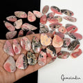 Lot 47 Pcs Natural Argentina Rhodochrosite High Grade 23-37mm Cabochon Gemstones
