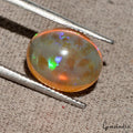 Certified 2.00 Cts Natural Untreated Ethiopian Welo Fire Opal Oval Gem For Ring