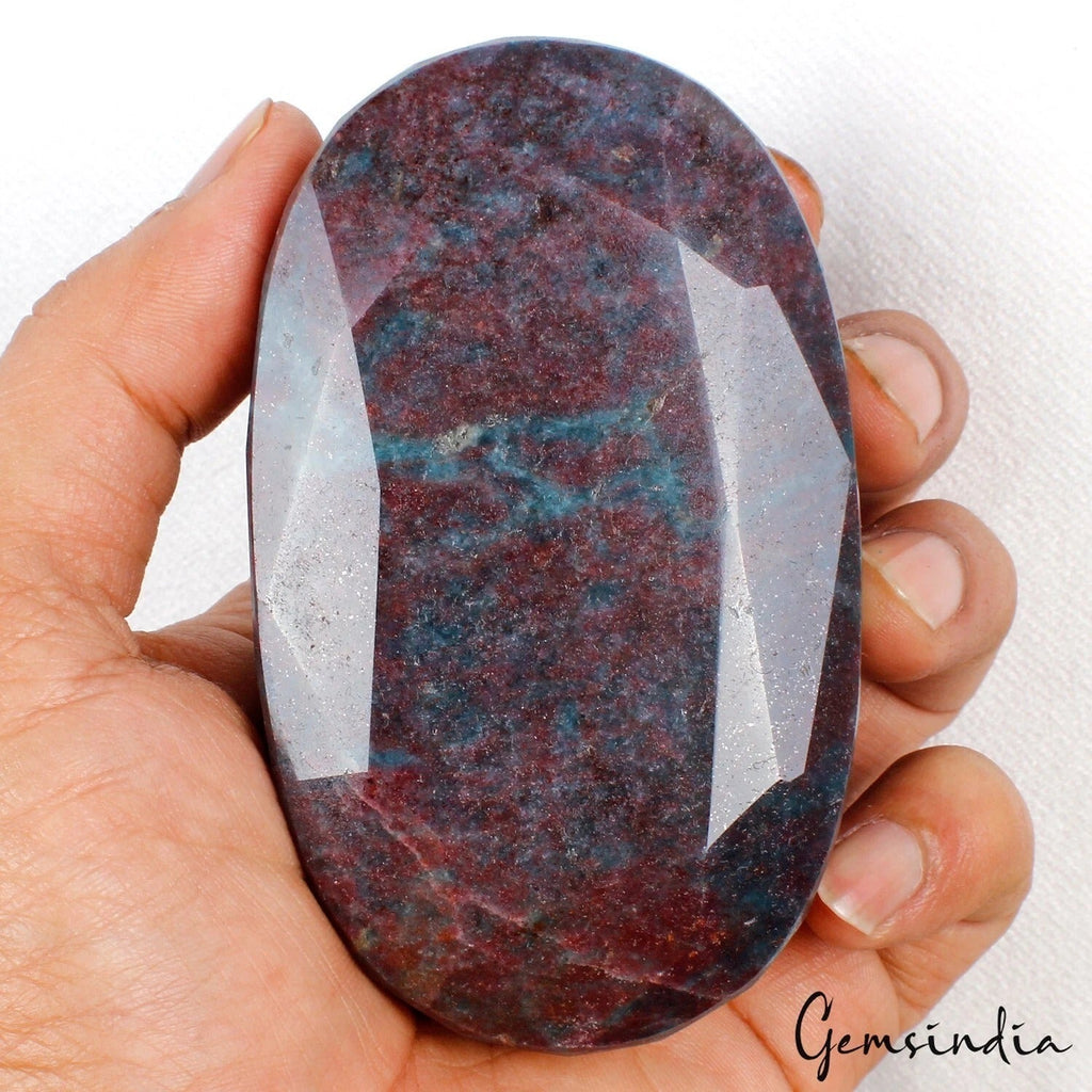 2570Ct Natural Untreated Ruby Kyanite Oval Earth Mined Huge Museum Size Gemstone