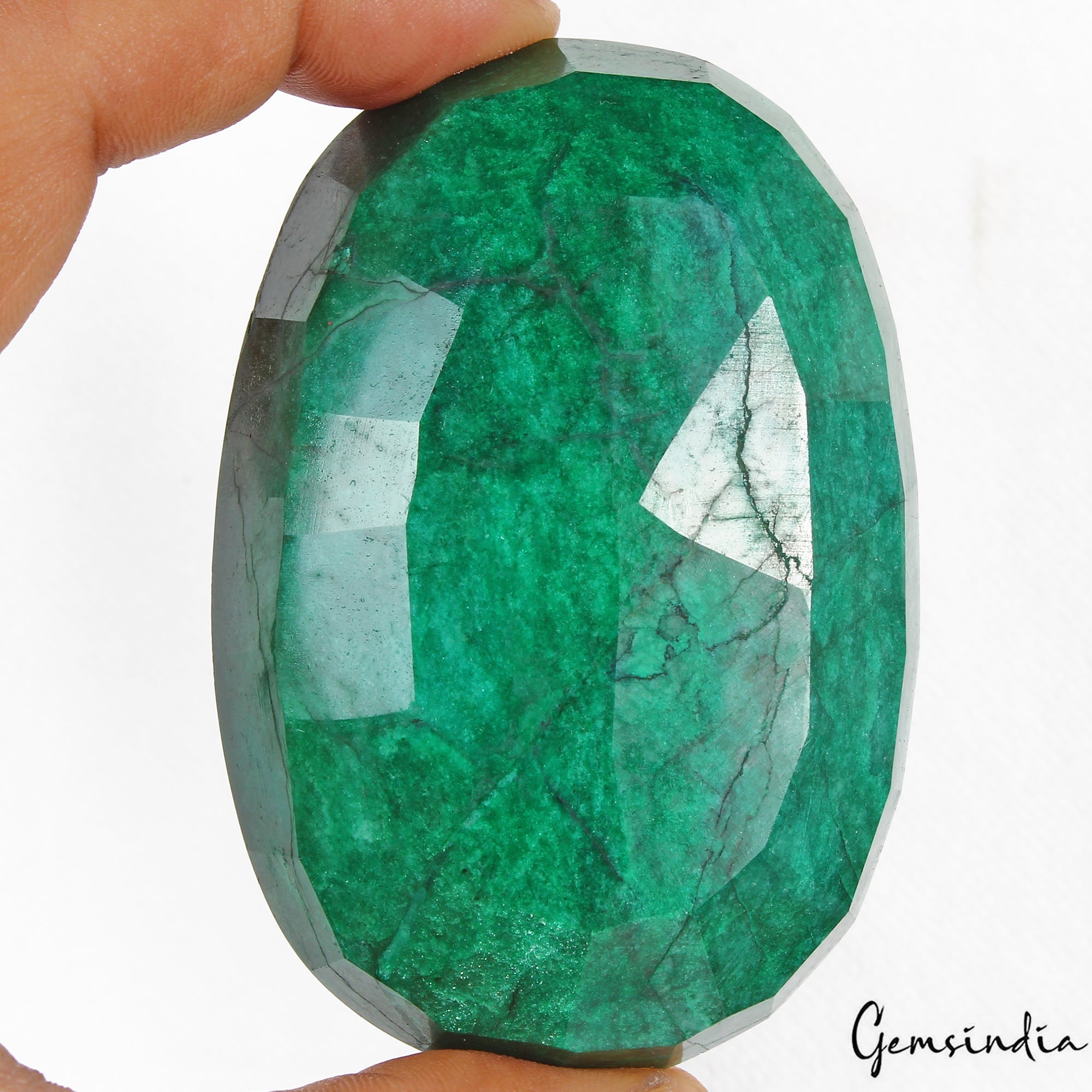 Certified 950 Ct Natural Brazilian Green Emerald Oval Faceted Cut Huge Loose Gem