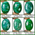 1800 Ct 6 Pc Natural Emerald Brazilian Oval Cabochon Earth Mined Loose Gemstones