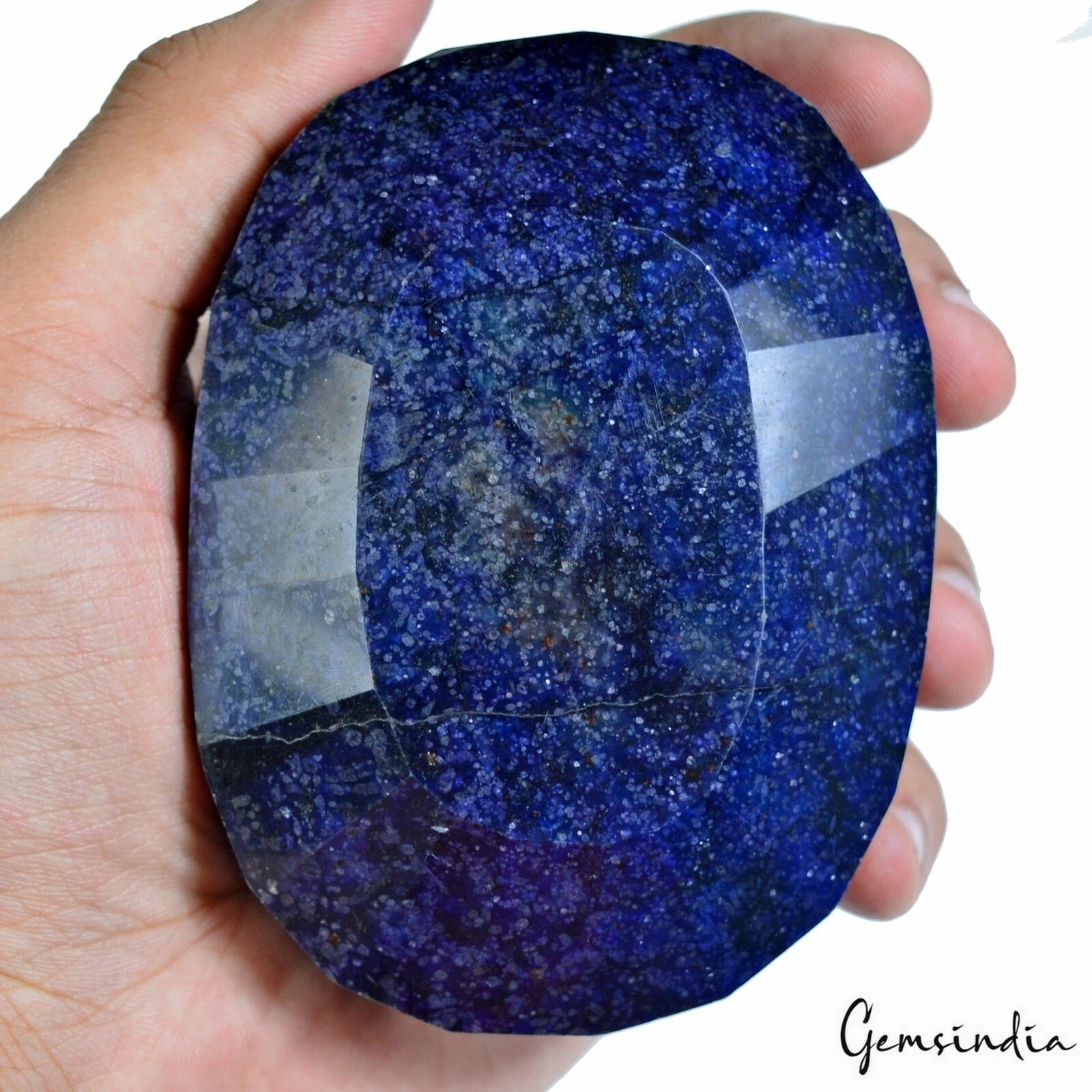Huge 3340 Ct Natural Blue Sapphire Oval Faceted Earth Mined Gems From Madagascar
