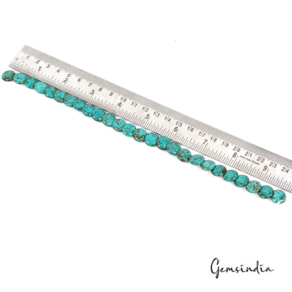 Turquoise Loose Gemstone, Blue — 11mm, 86.50 Ct