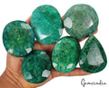 5350 Ct Natural Emerald Mix Cut Faceted Brazilian Earth Mine Gemstones 62-75mm