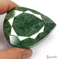 830 Ct Natural Green Zambian Emerald Pear Cut Faceted Earth Mined Huge Size Gems