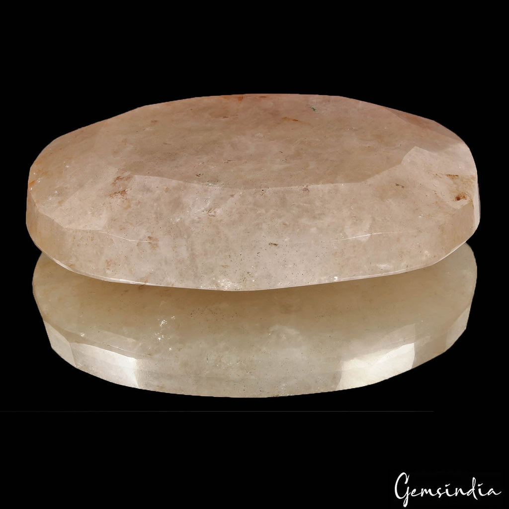 900 Cts Natural Untreated Pink Quartz Oval Faceted Cut Huge Size Loose Gemstone