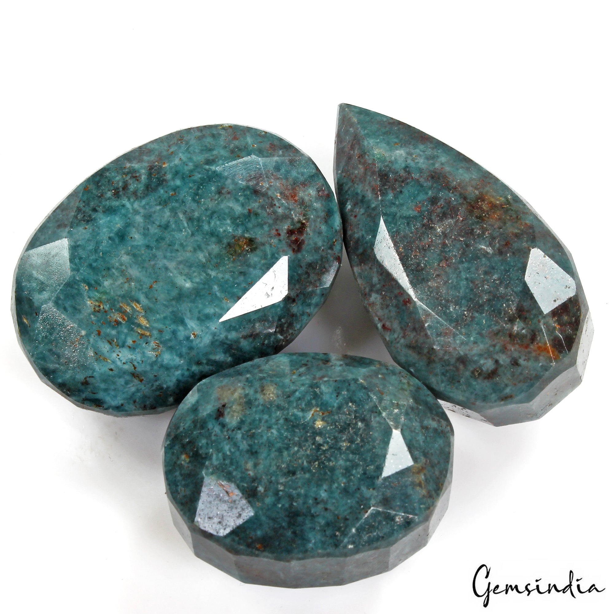 1330 Cts/3 Pcs Natural Untreated Blue Kyanite Mix Faceted Earth Mined Loose Gem