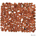 1000 Cts/210 Pcs Natural Untreated Brown Glittering Sunstone Oval Cab Gems Lot