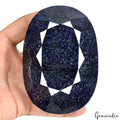 3730Ct Natural Blue Sapphire Oval Cut Loose Earth mined Huge Museum use Gemstone