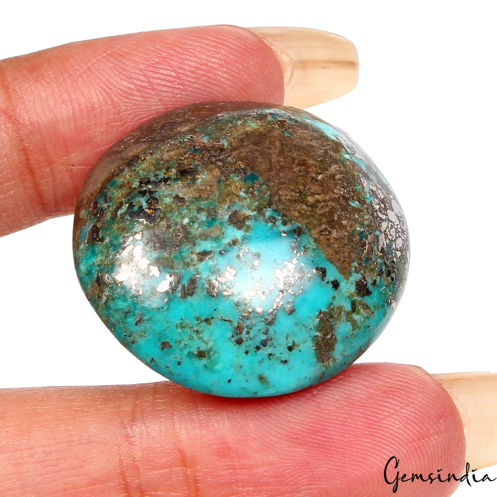 62.40 Cts Certified Natural Turquoise Huge Top Quality Loose Untreated Gemstone