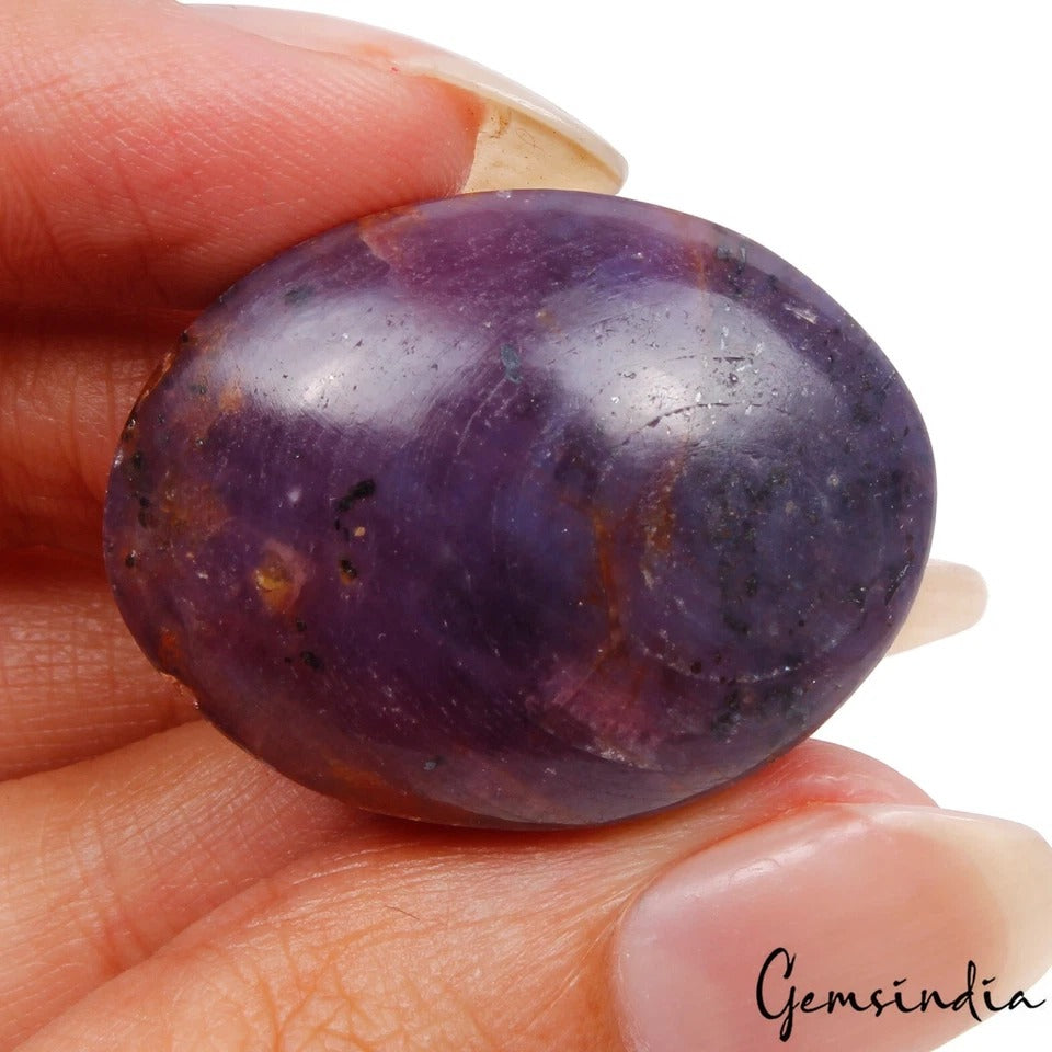 Ruby Cabochon, Oval Cabochon, Untreated — 31x24x12mm, 107 Ct