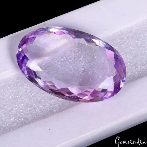 Amethyst Loose Gemstone, Untreated, Purple — 30 x 19 x 10mm, 34.10 Ct, Brazil
