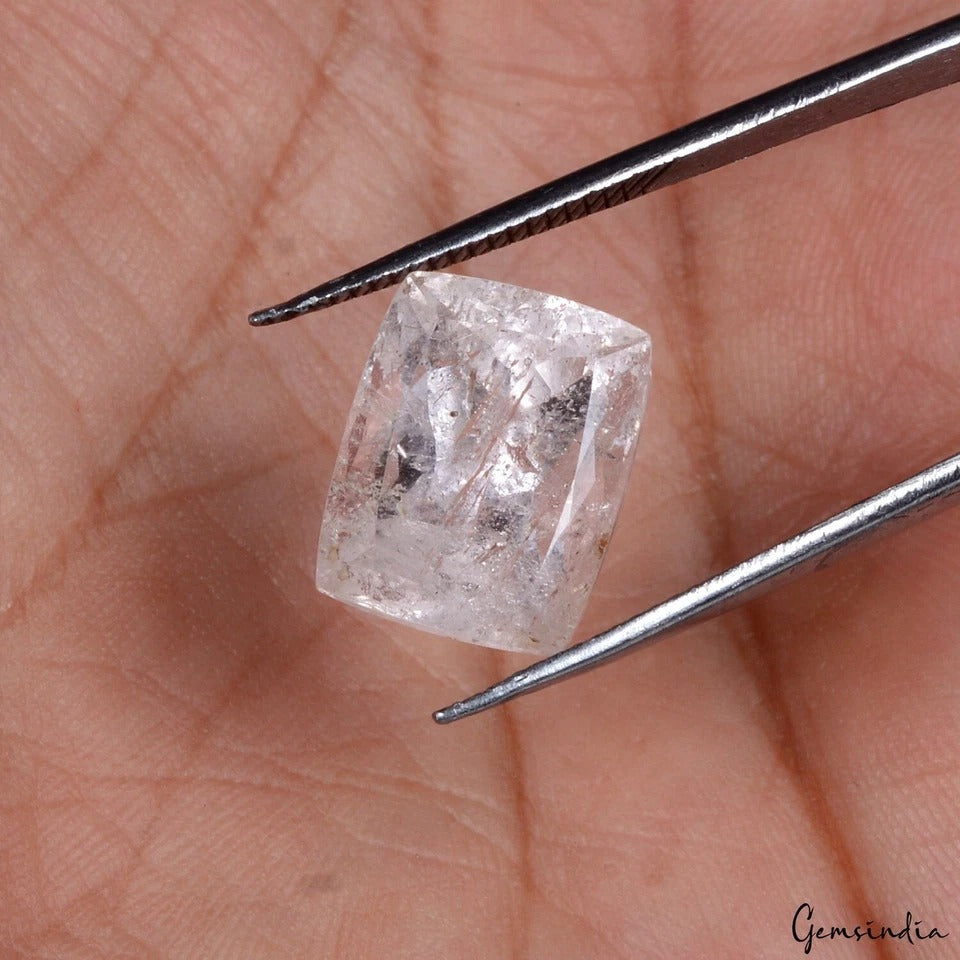 Morganite Loose Gemstone, Untreated, Pink — 13x10x9 mm, 10.10 Ct, Brazil