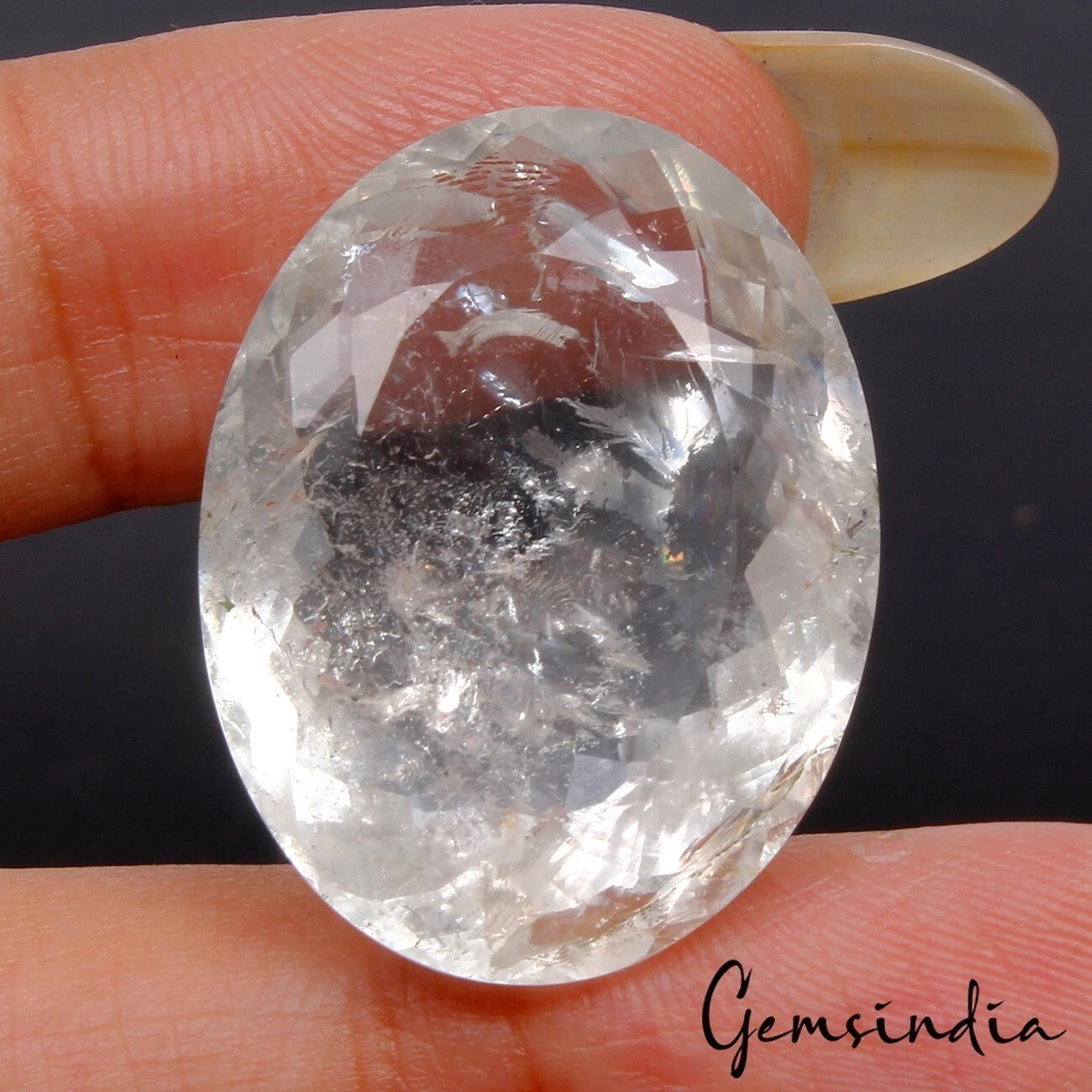 Natural CERTIFIED Santa Maria Aquamarine 31.90Ct BIG Gemstone Oval Cut 26*20*9mm
