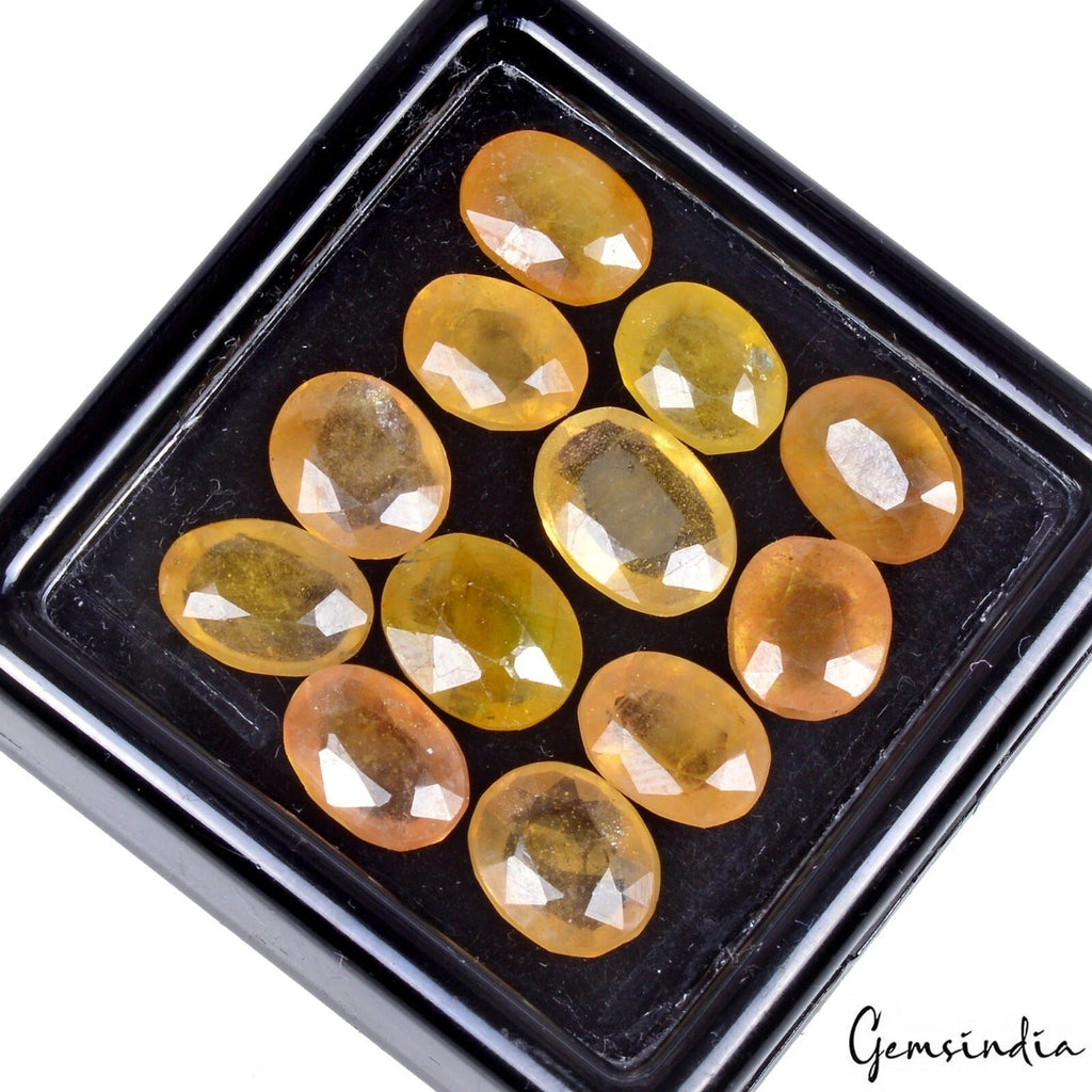 Large lot Natural Top Quality Yellow Sapphires Untreated Loose Gemstone 37.50 Ct